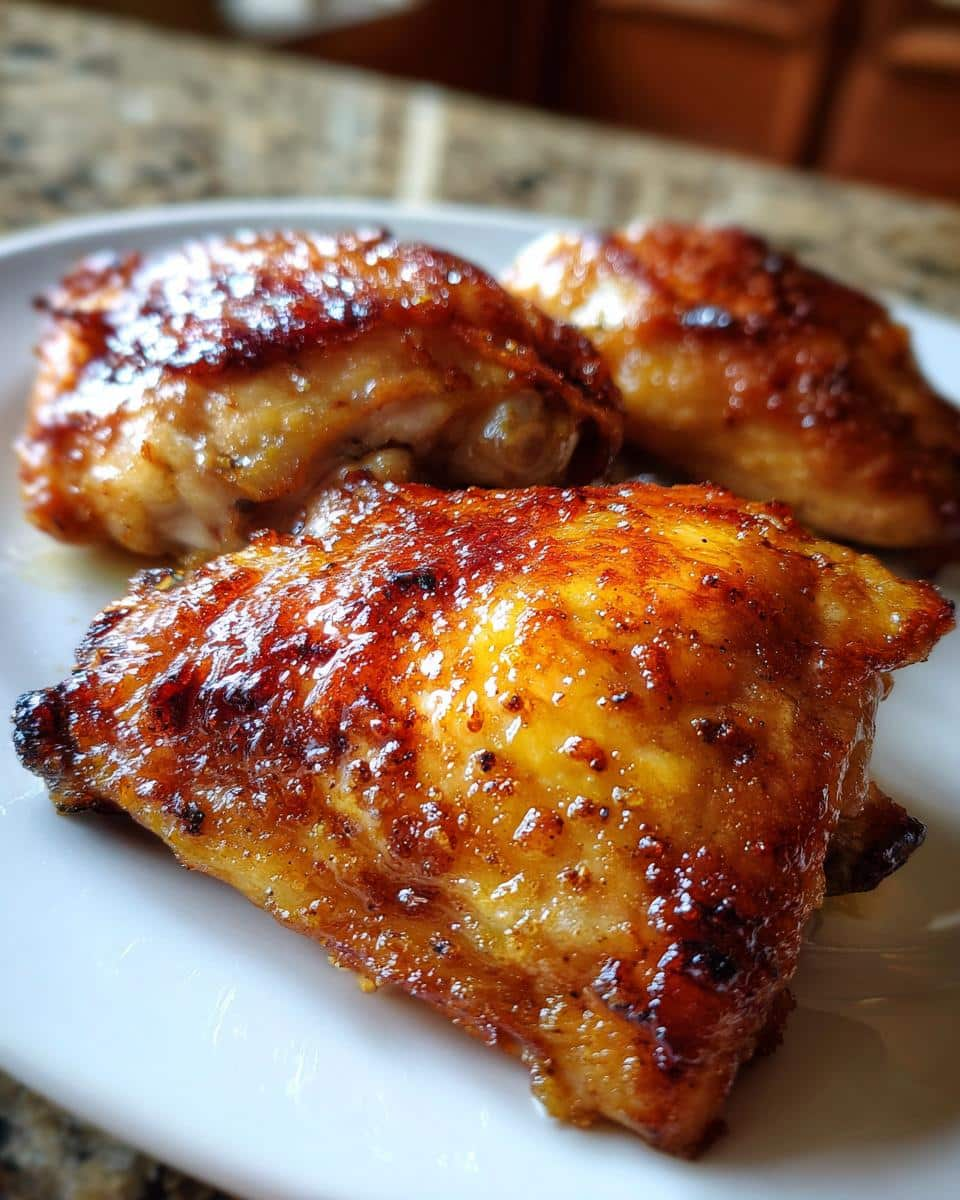 Crispy Baked Chicken Thighs