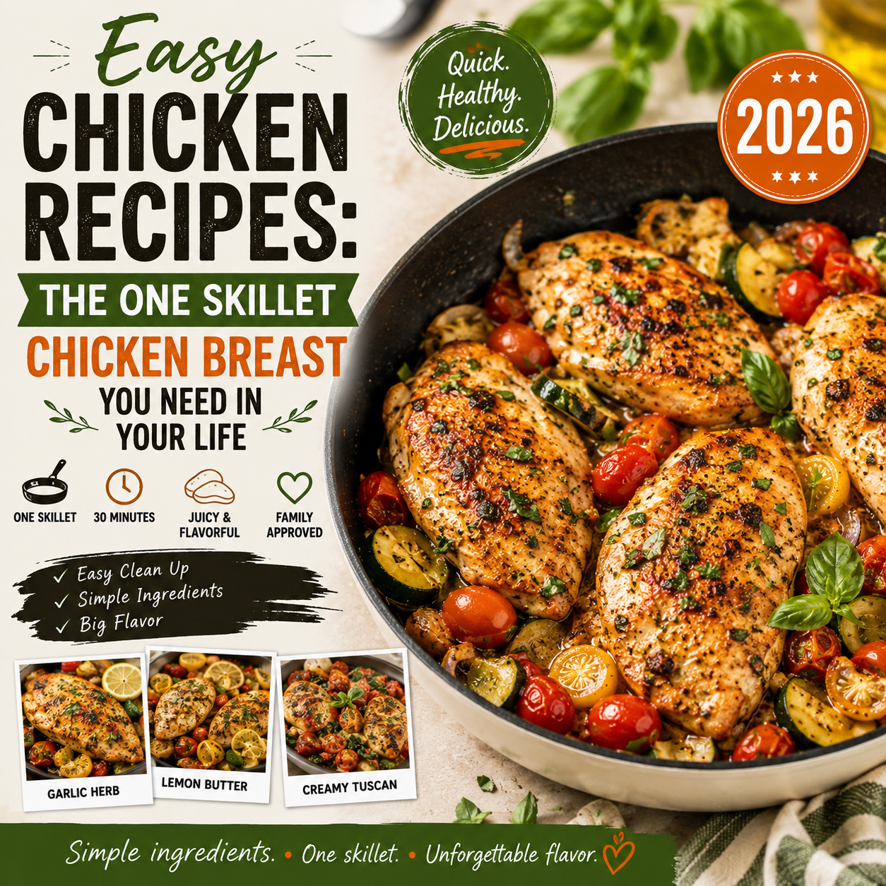 The One Skillet Chicken