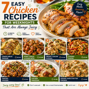 7 Easy Chicken Recipes