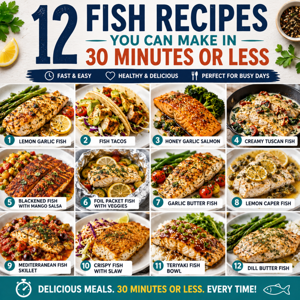 12 Fish Recipes You Can Make