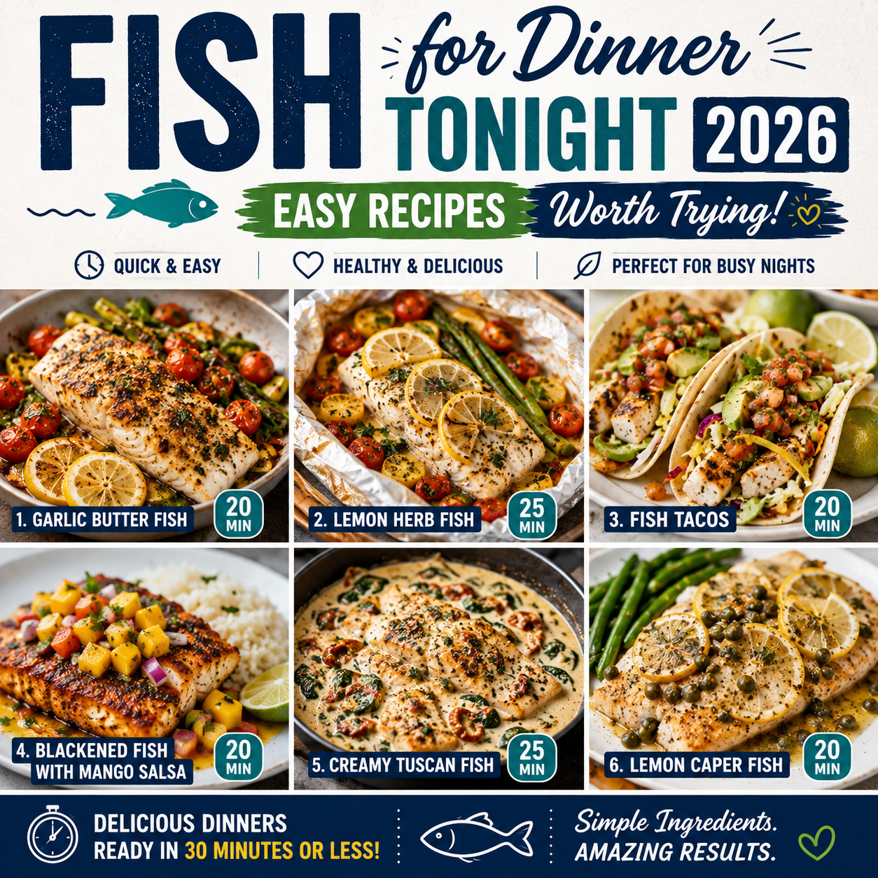 Fish for Dinner Tonight Easy Recipes