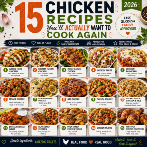 15 Chicken Recipes You'll Actually